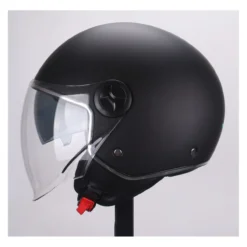 Casco Demi Jet Jfm 500 Con Sunvisor Nero Opaco