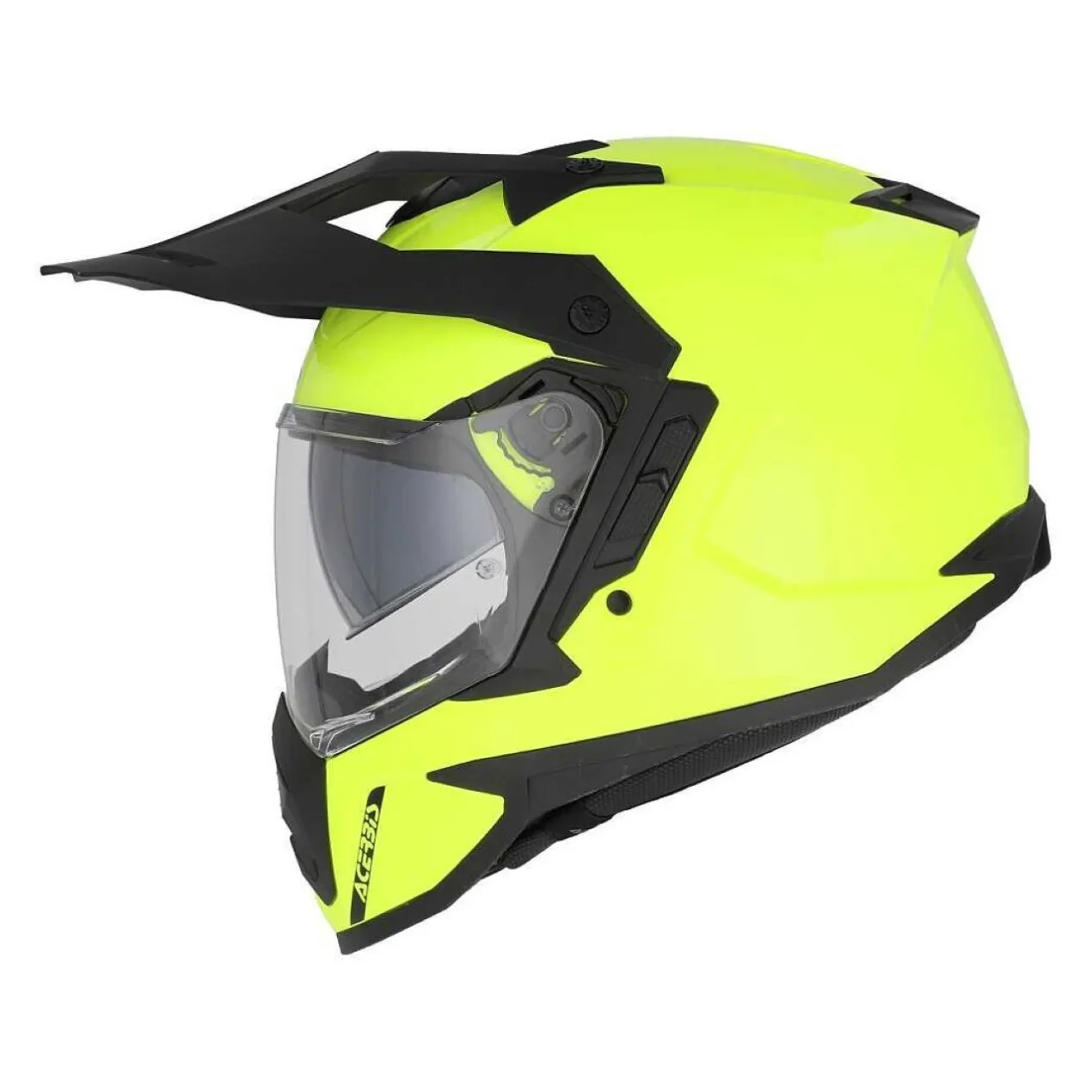 Casco Enduro Acerbis Assault Mono Giallo Fluo