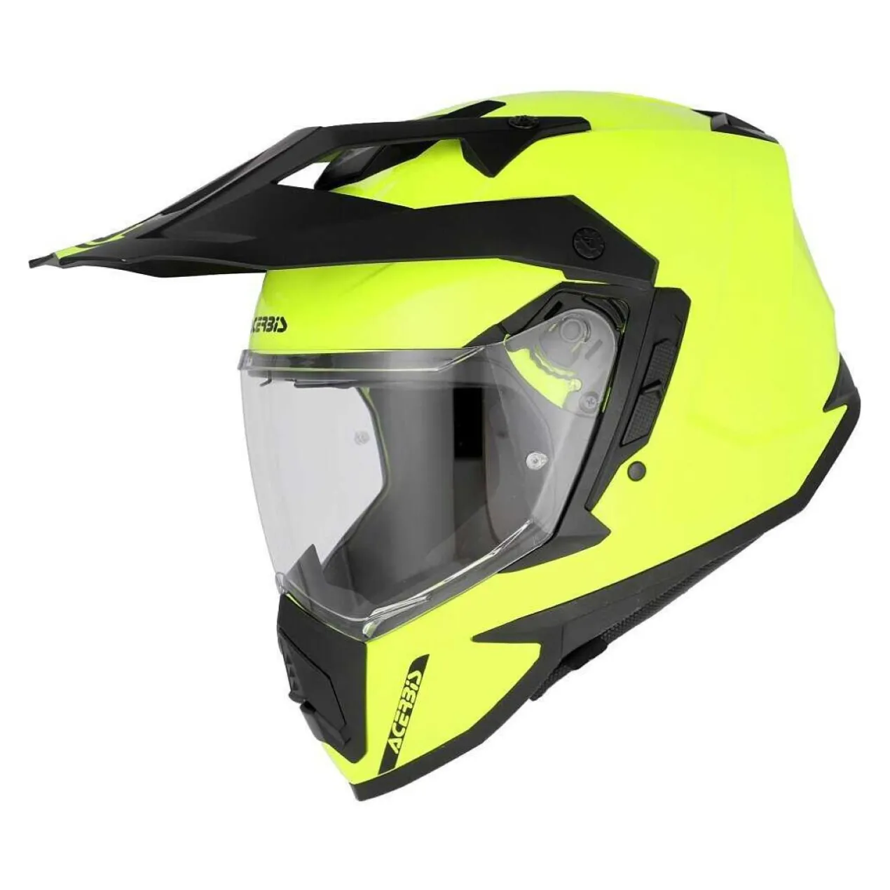 Casco Enduro Acerbis Assault Mono Giallo Fluo