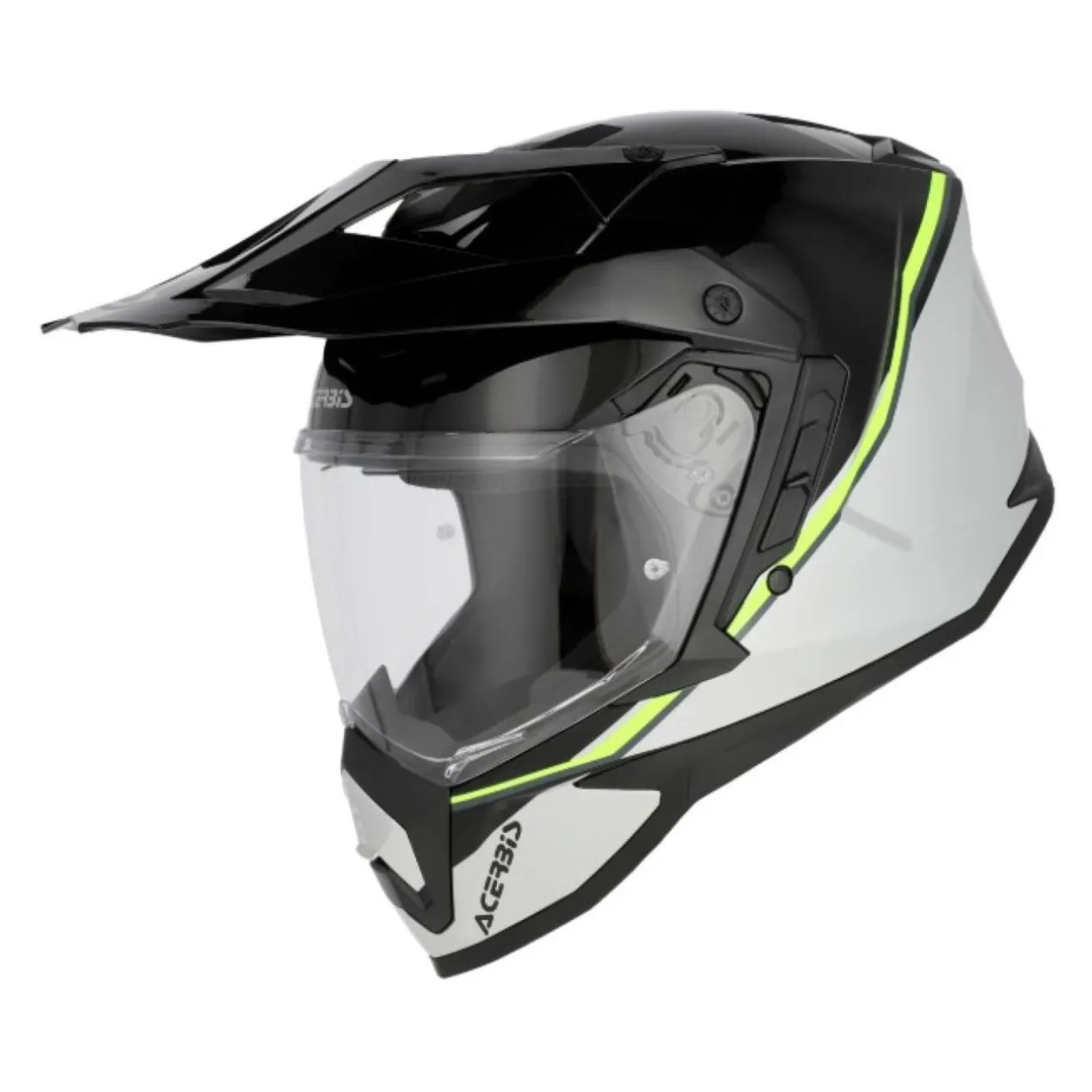 Casco Enduro Acerbis Assault Graphic Black Fluo Yellow