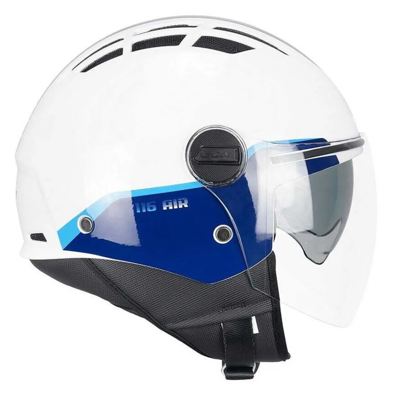 Casco Estivo Cgm 116a Air Mono Bianco Blu