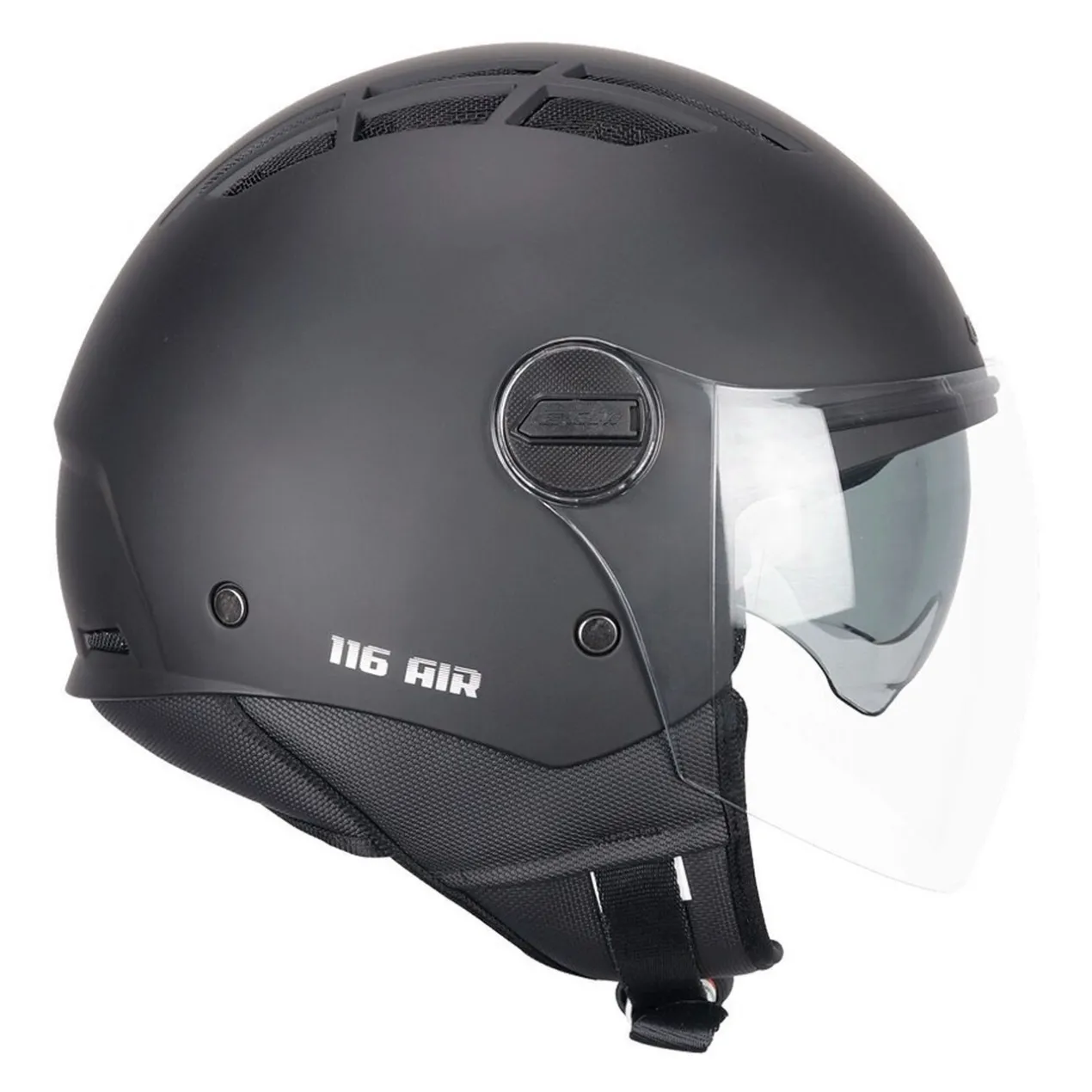 Casco Estivo Cgm 116a Air Mono Nero Opaco