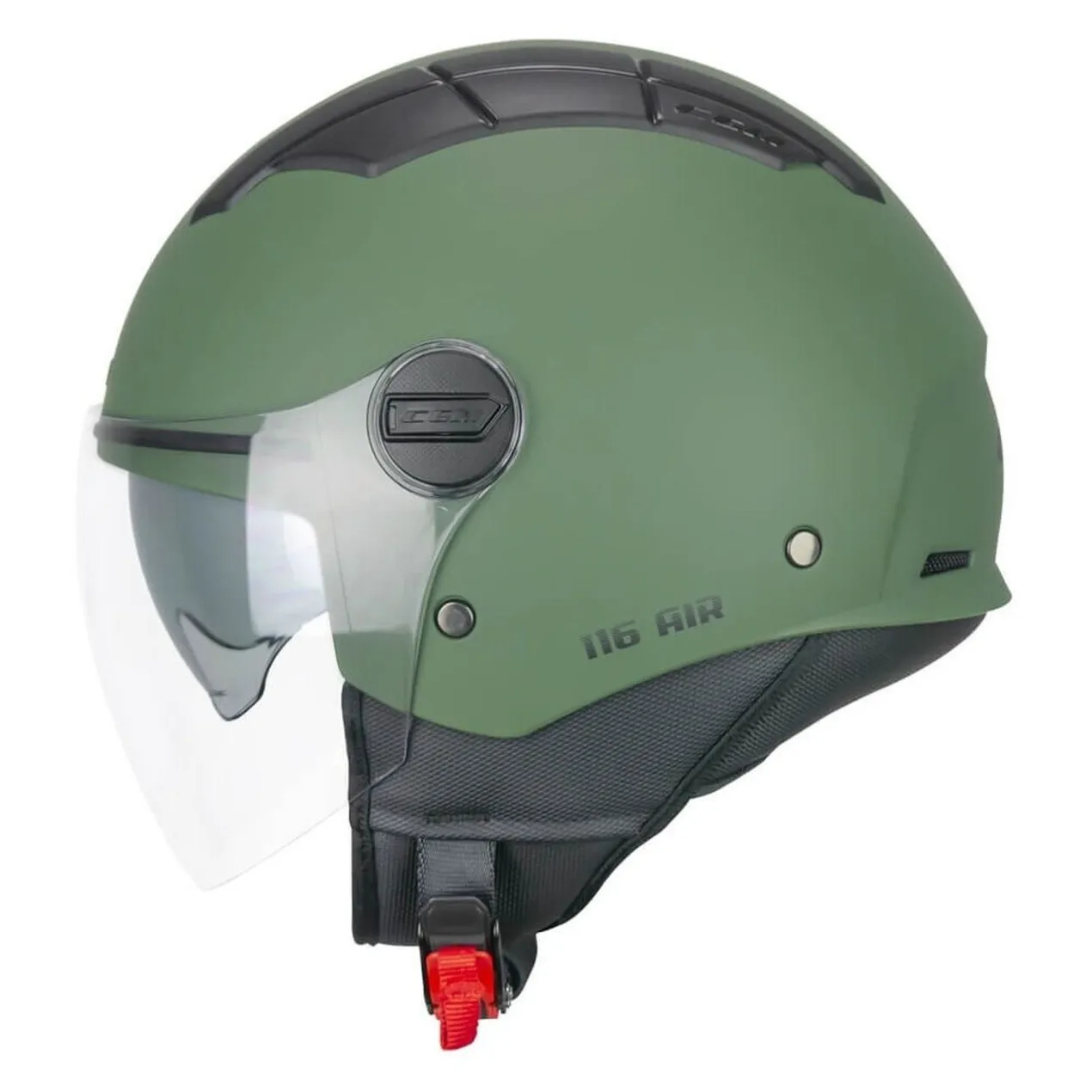 Casco Estivo Cgm 116a Air Mono Verde Opaco
