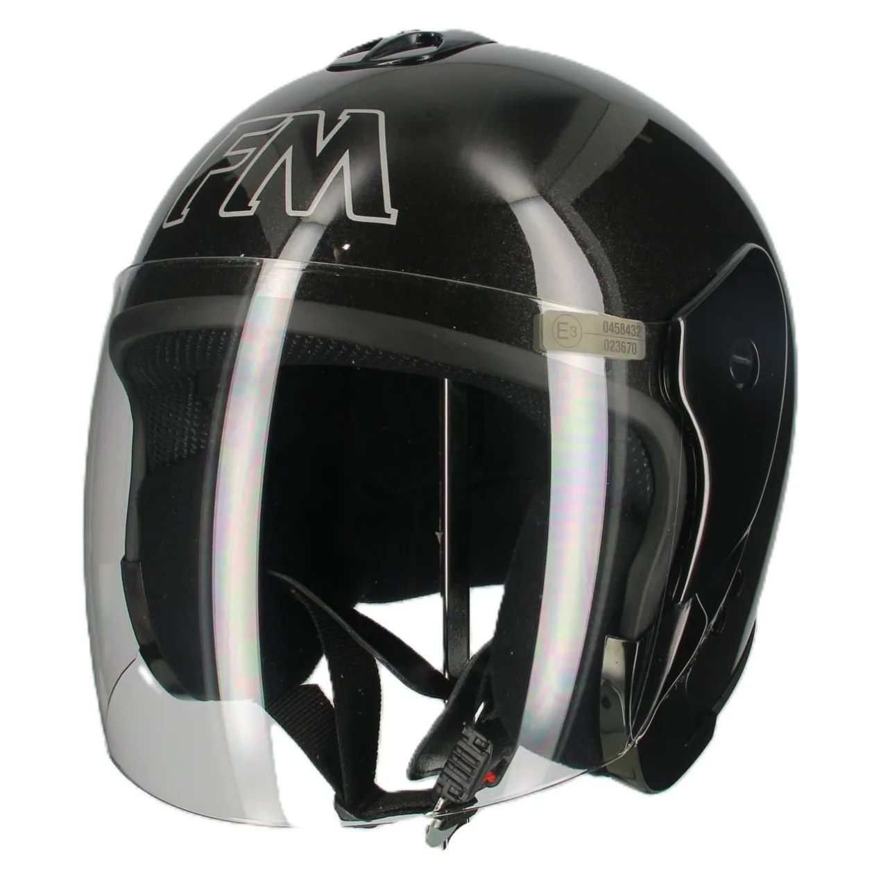 Casco Fm Jsmart Nero Metal