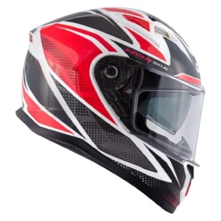 Casco Givi Integrale 50.6f Stoccarda Follow Bianco Rosso Nero