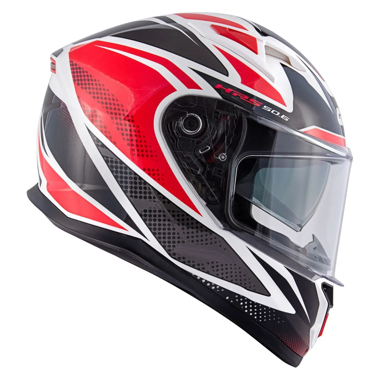 Casco Givi Integrale 50.6f Stoccarda Follow Bianco Rosso Nero