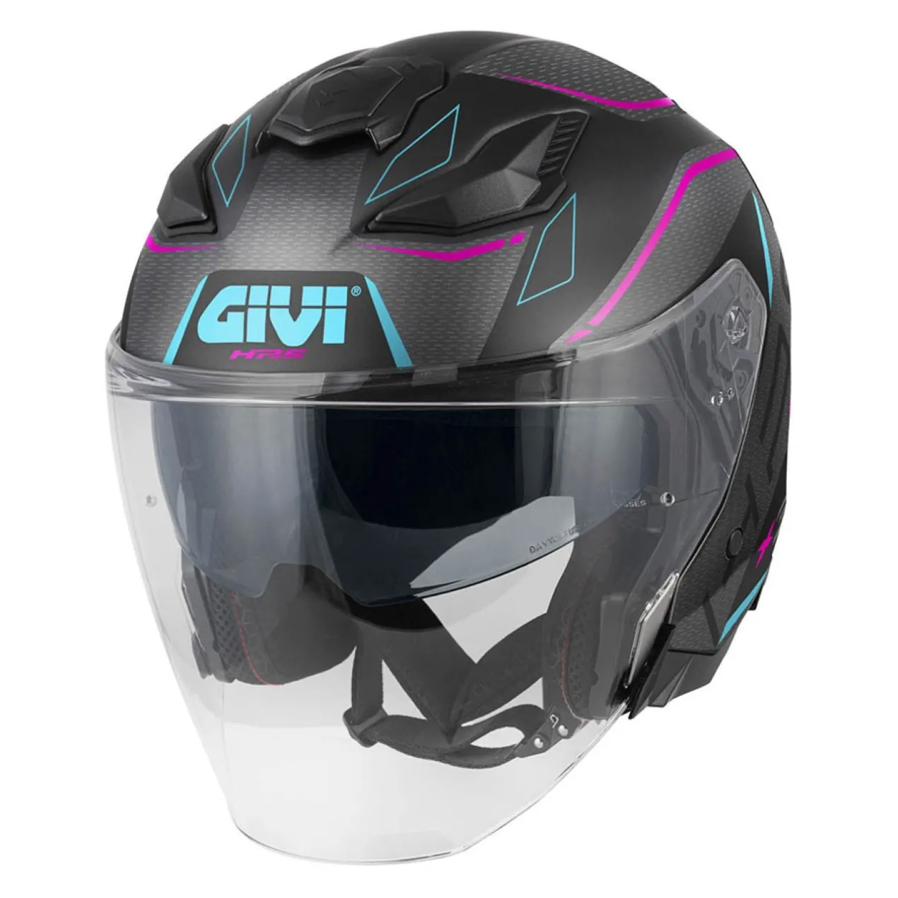 Casco Givi Jet Abs X31f Graphic Impact Nero Opaco Titanio F