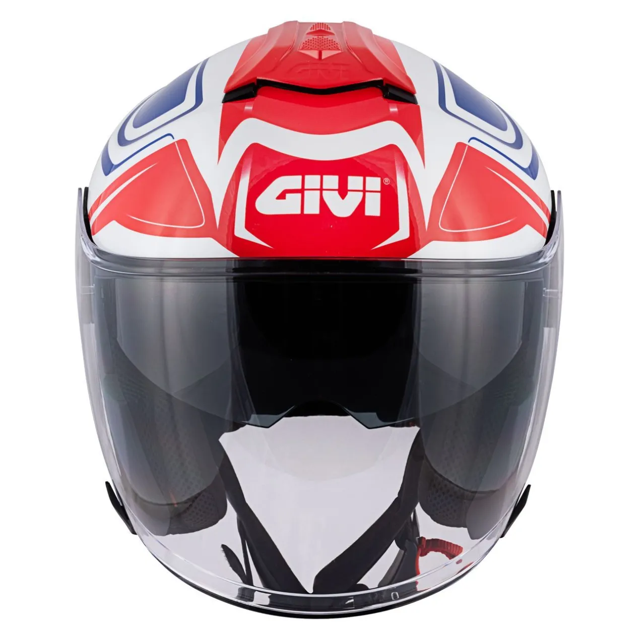 Casco Givi Jet Hx22f Planet Bianco/blu/rosso
