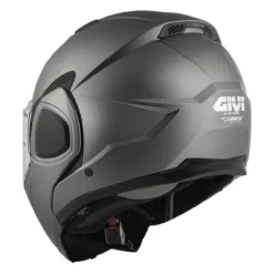 Casco Givi Reversibile X36 Fiber Solid Titanio Opaco