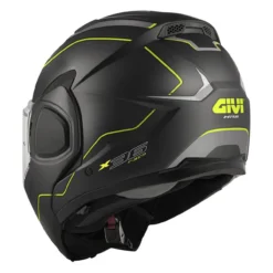 Casco Givi Reversibile X36 Pulse Nero Opaco Argento G