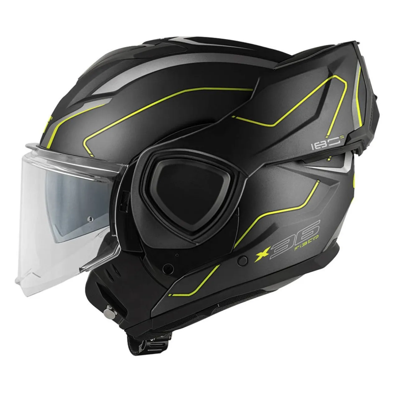 Casco Givi Reversibile X36 Pulse Nero Opaco Argento G