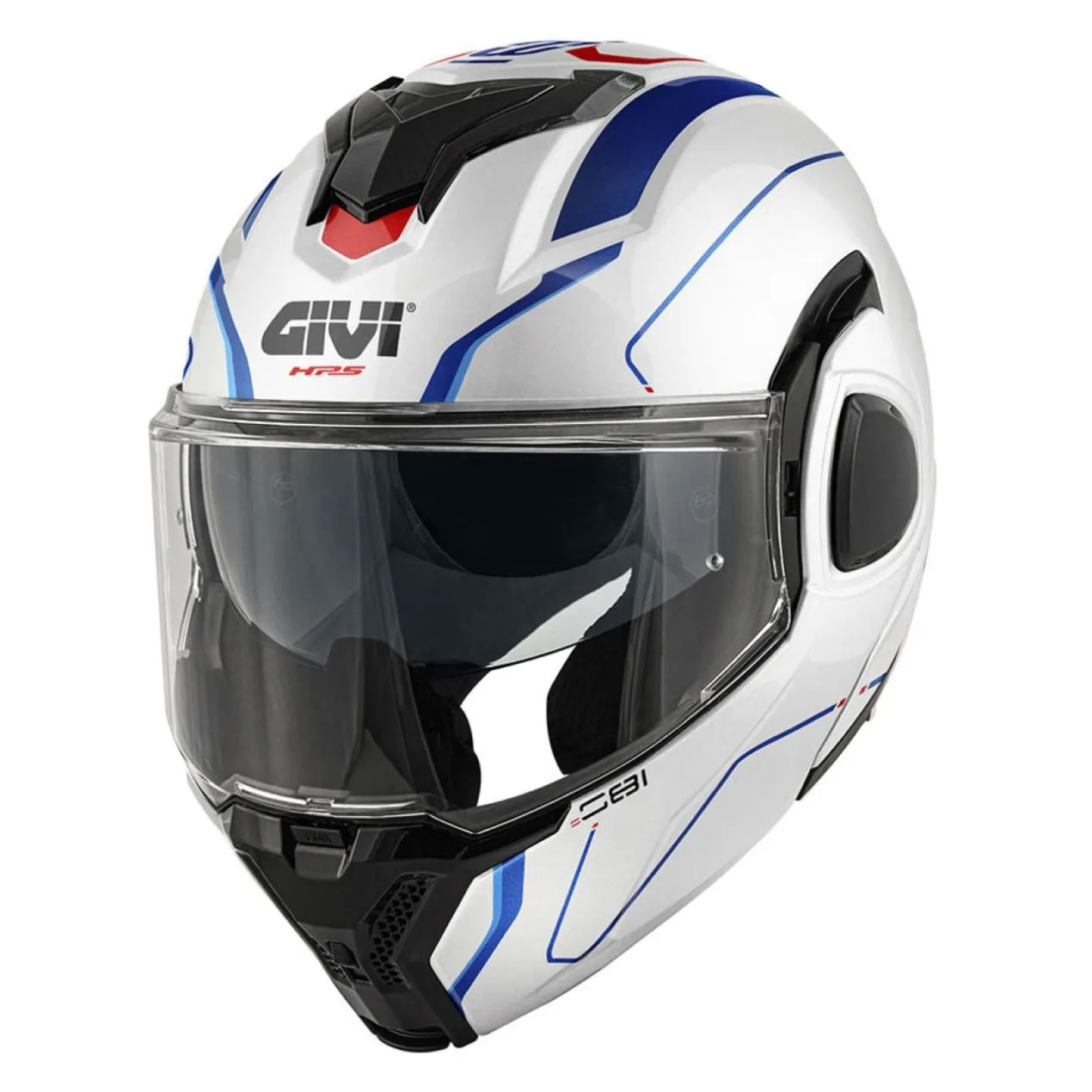 Casco Givi Reversibile X36 Pulse Bianco Blu Rosso
