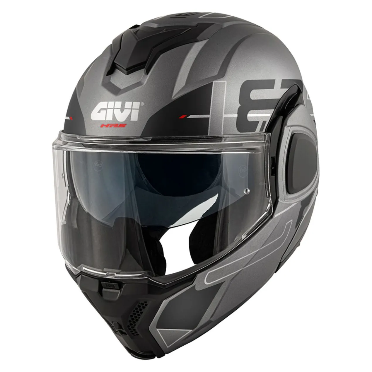 Casco Givi Reversibile X36 Vertigo Titanio Opaco Nero