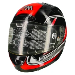 Casco in Fibra Fm Radikal Rosso Fantasia Ultimi Pezzi