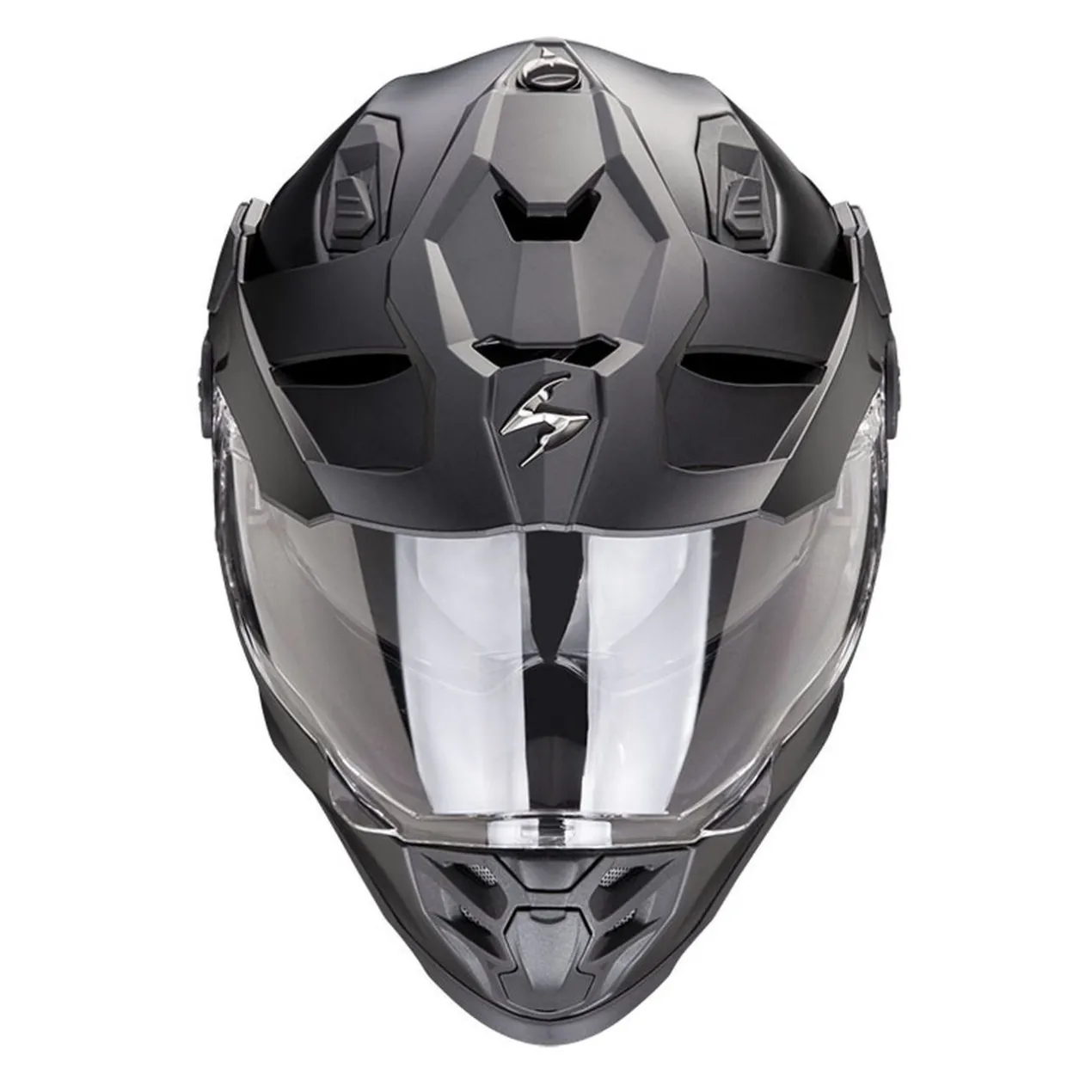 Casco Integrale Adventure Scorpion Adf-9000 Air Solid Matt Pearl Black