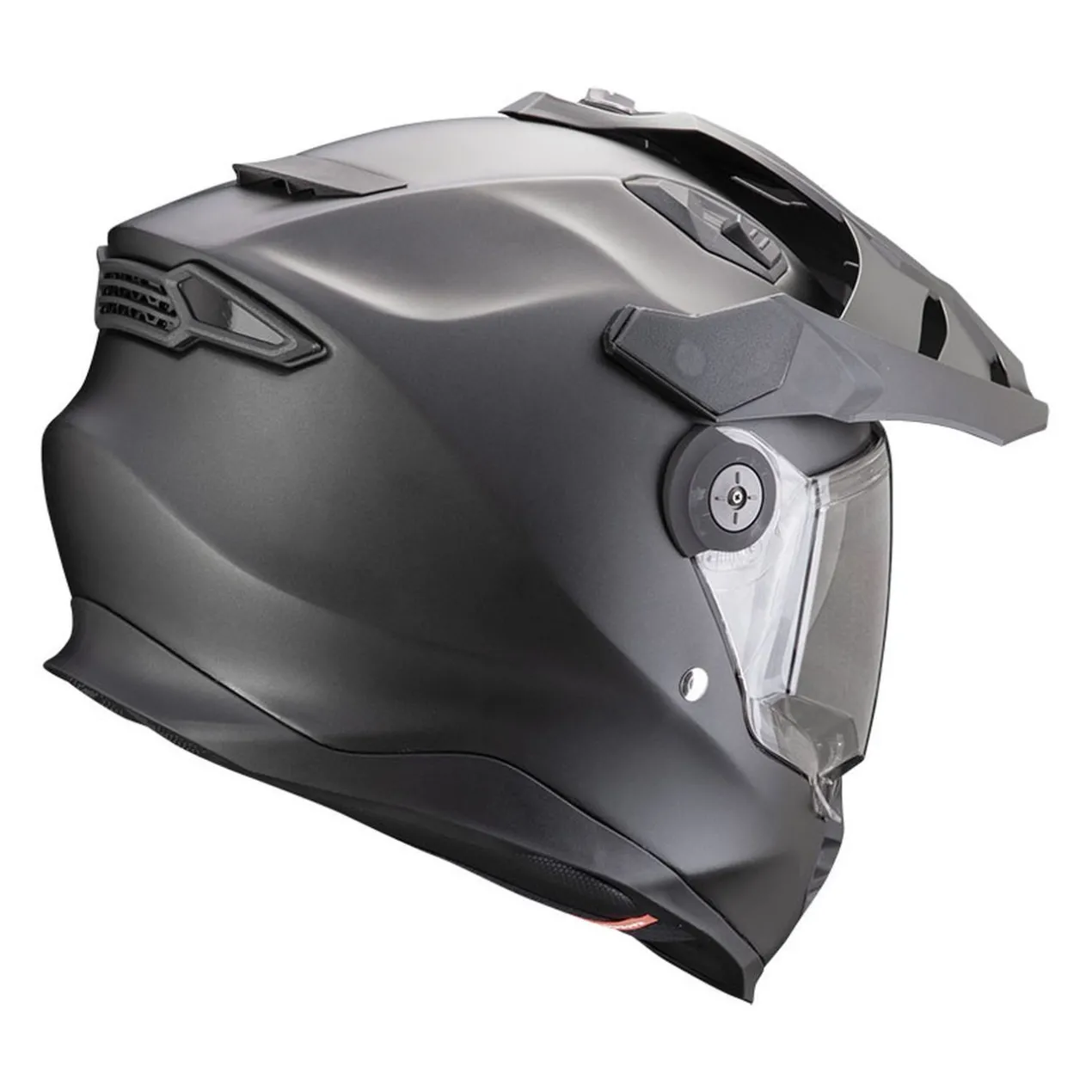 Casco Integrale Adventure Scorpion Adf-9000 Air Solid Matt Pearl Black