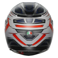 Casco Integrale Agv K3 E2206 Space Matt White/red Fluo