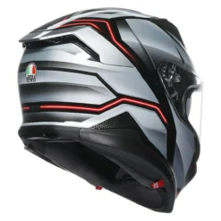 Casco Integrale Agv K7 In Fibra Jaeger Black/silver