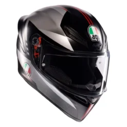Casco Integrale Agv K1 S E2206 Graphic Lap Matt Black/grey/red