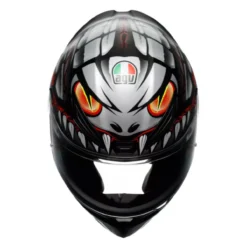 Casco Integrale Agv K1 S E2206 Graphic Lyzard Matt Black/grey/red