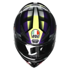 Casco Integrale Agv K1 S Fastlap E2206 Black/purple/pink