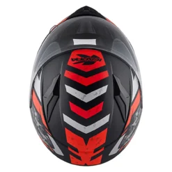 Casco Integrale Bambino Kj04 Evo Prox Nero Opaco / Rosso