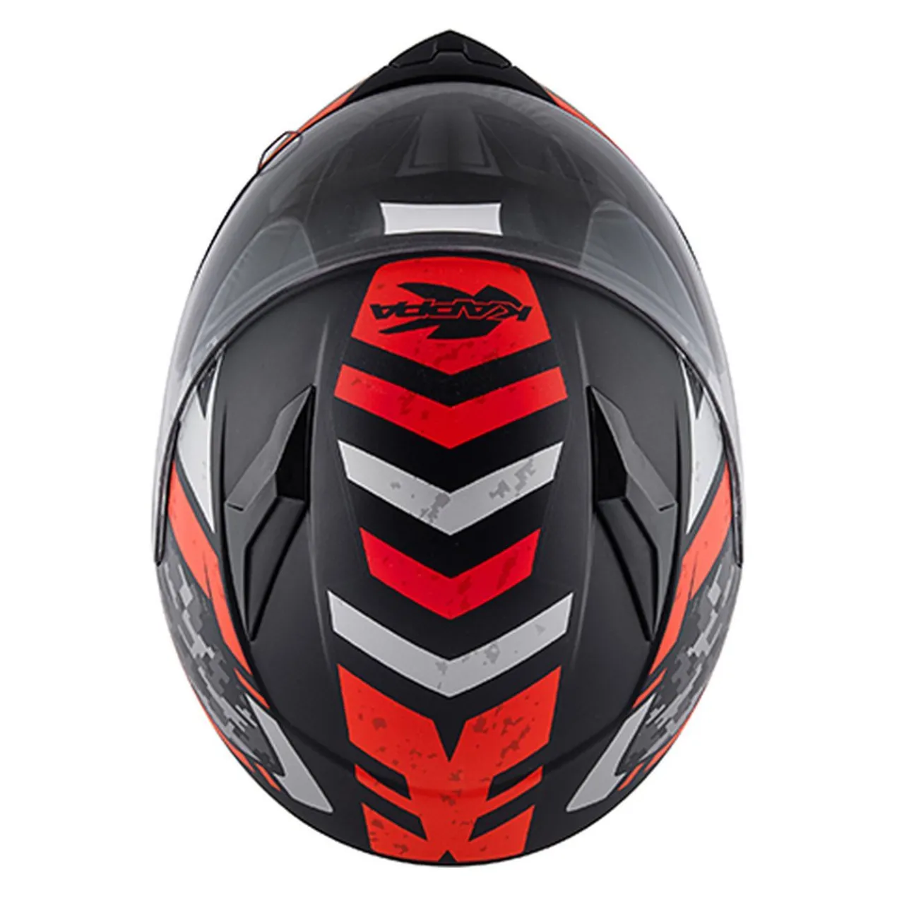 Casco Integrale Bambino Kj04 Evo Prox Nero Opaco / Rosso