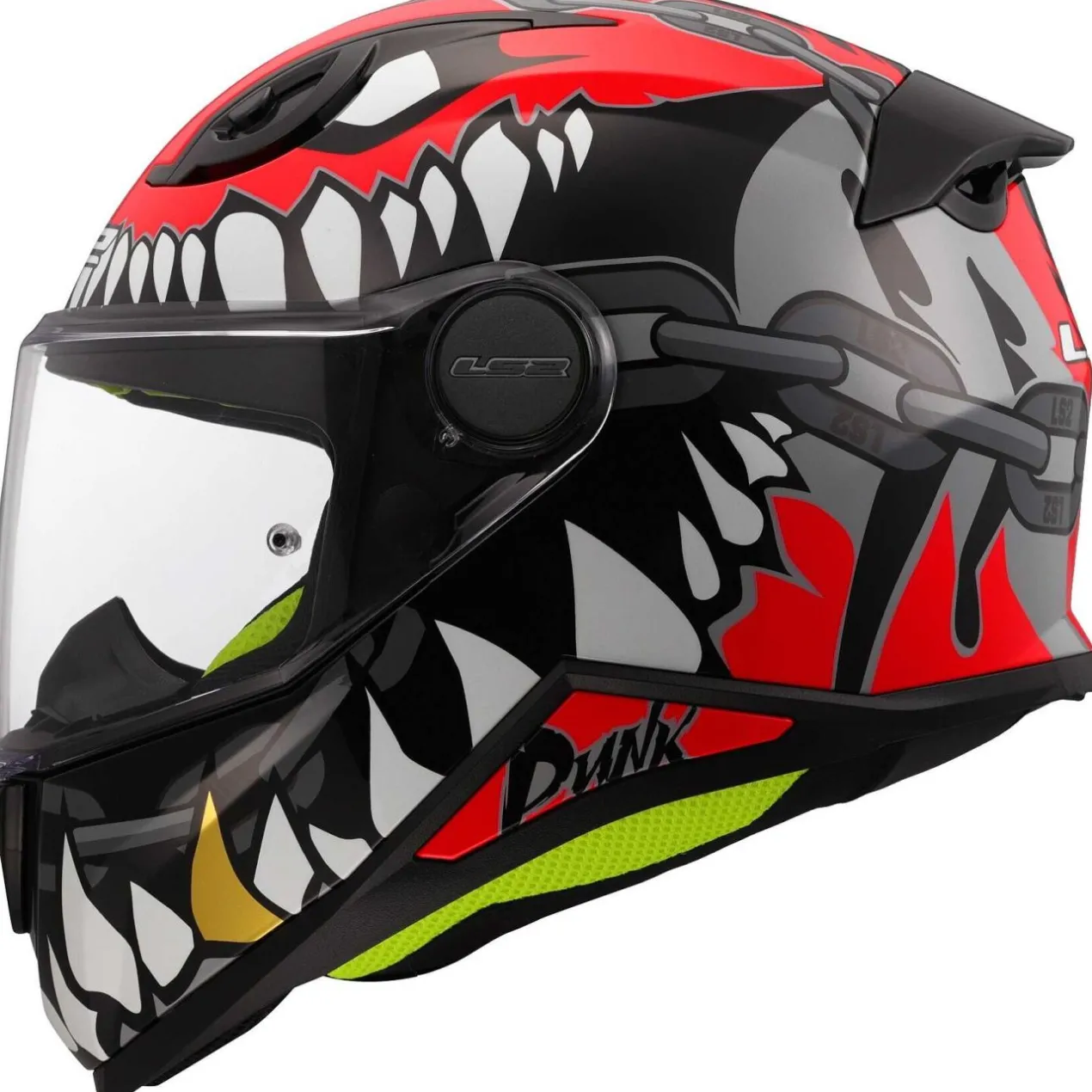 Casco Integrale Bambino Ls2 Ff812 Kid Punk Grey Red