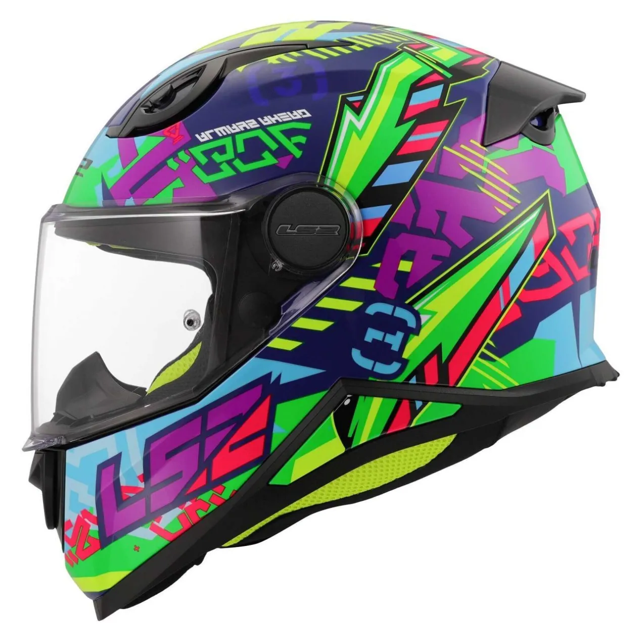 Casco Integrale Bambino Ls2 Ff812 Kid Svent Blue Green
