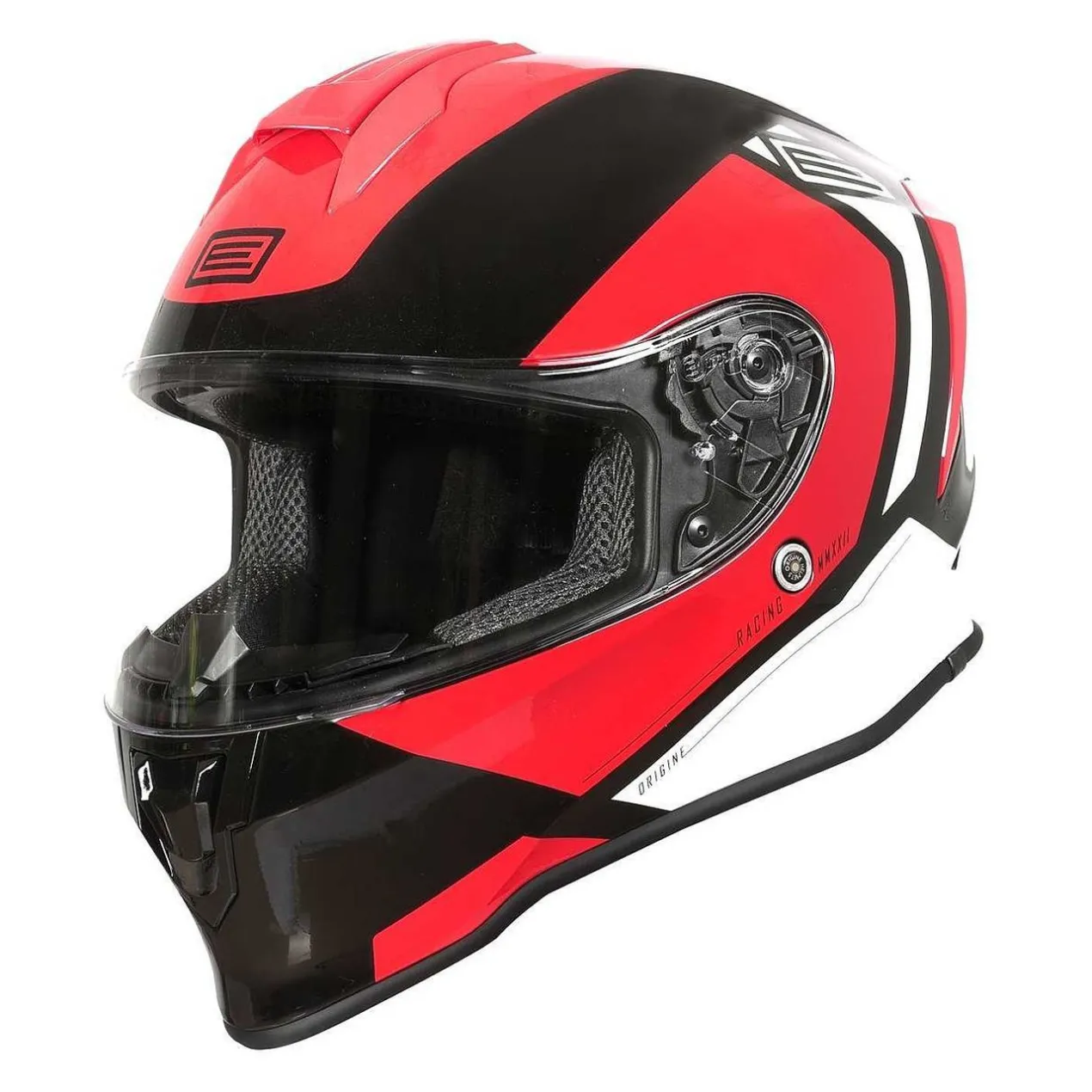 Casco Integrale Bambino Origine Dinamo Kids Bolt Red - Black Gloss