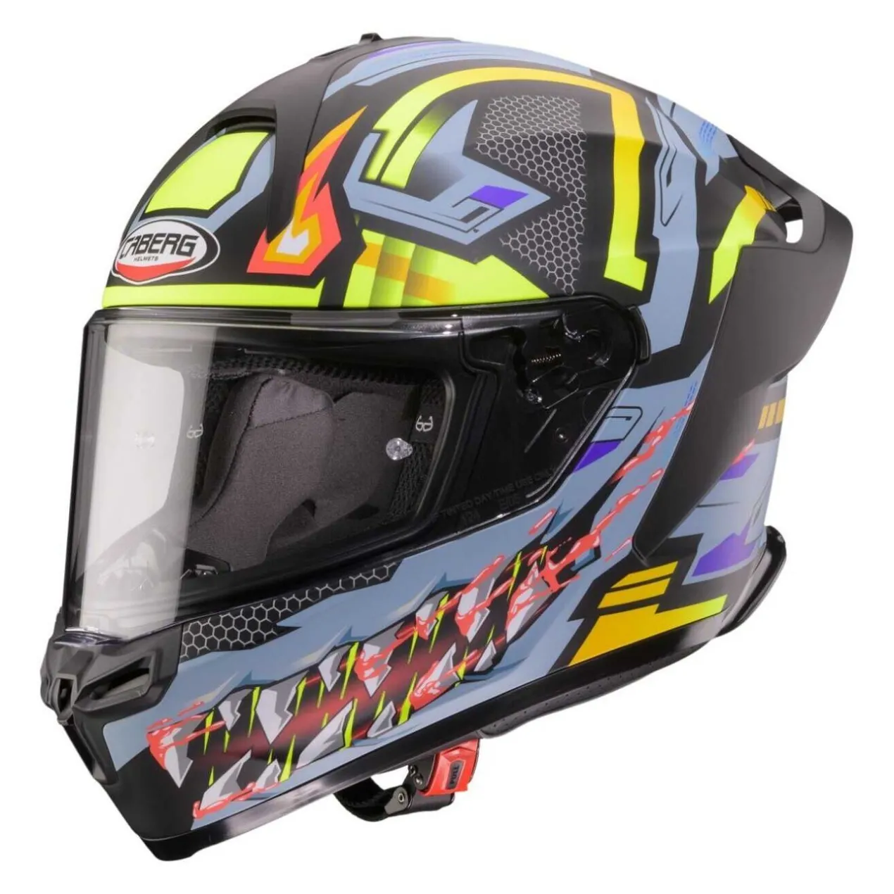 Casco Integrale Caberg Roxter Hunter Matt Black/grey/yell