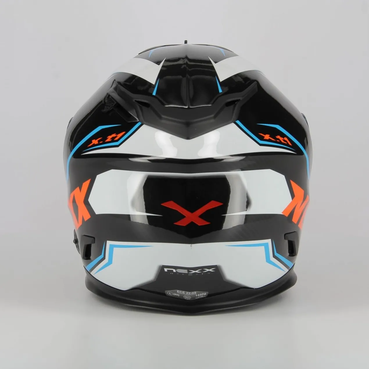 Casco Integrale Carbonio Nexx X.t1 Carbon Raptor White Orange