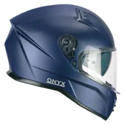 Casco Integrale Cgm 333a Onyx Mono Blu Satinato