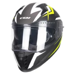Casco Integrale Cgm 311g Blast Sport Nero Giallo Fluo Opa
