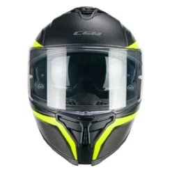 Casco Integrale Cgm 363x Shot Run Nero Giallo Fluo Opa