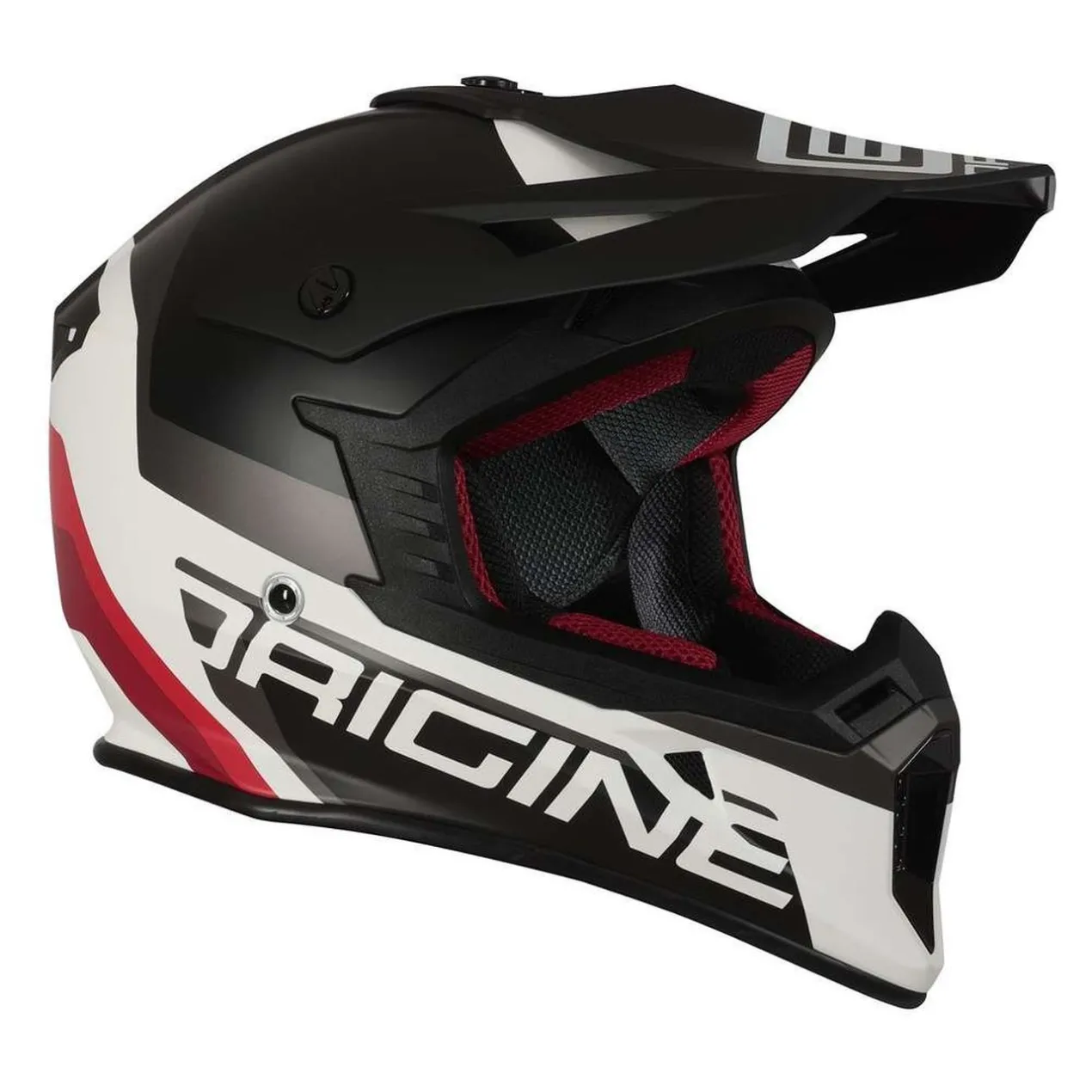 Casco Integrale Cross Origine Hero Mx Black - White Matt
