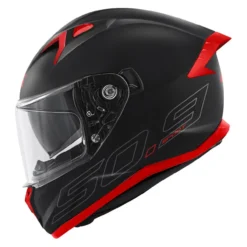 Casco Integrale Givi 50.9 Solid Opaco Nero/argento/rosso