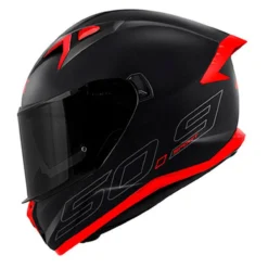 Casco Integrale Givi 50.9 Solid Opaco Nero/argento/rosso