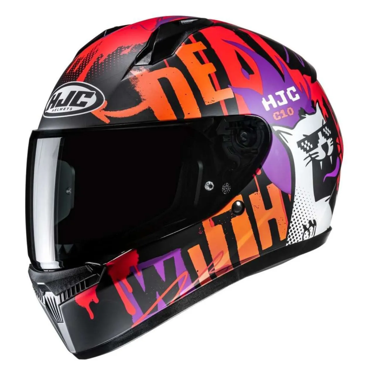 Casco Integrale Hjc C10 Fop Mc7sf
