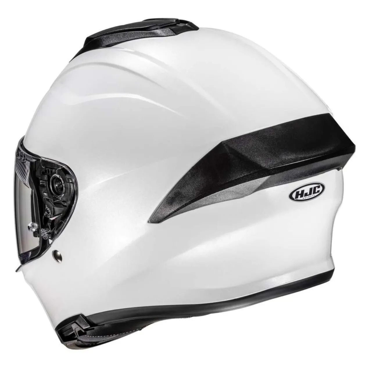 Casco Integrale Hjc C71 Solid Pearl White
