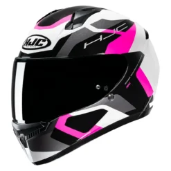 Casco Integrale Hjc C10 Tins Bianco Nero Rosa