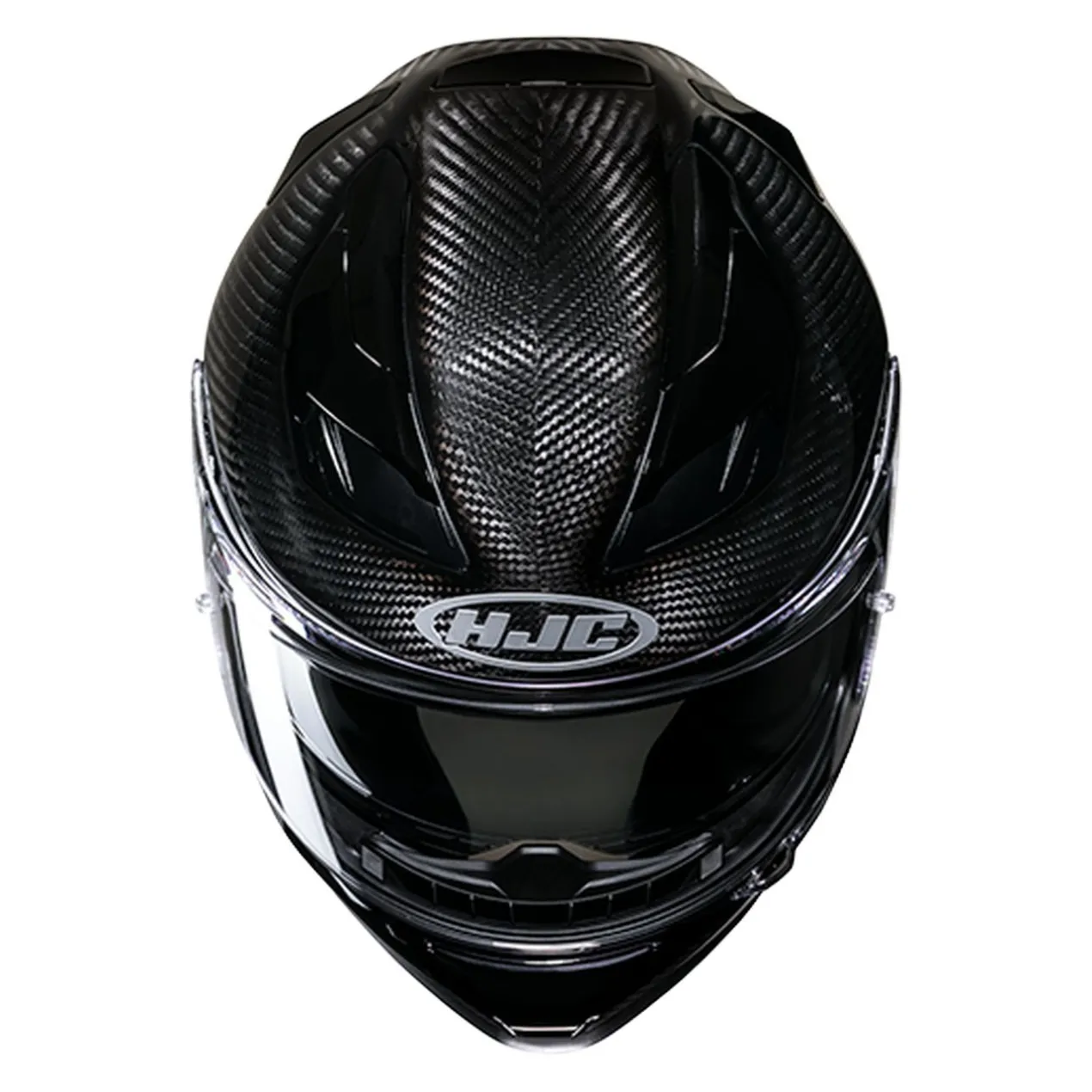 Casco Integrale Hjc F71 Carbon Solid Black