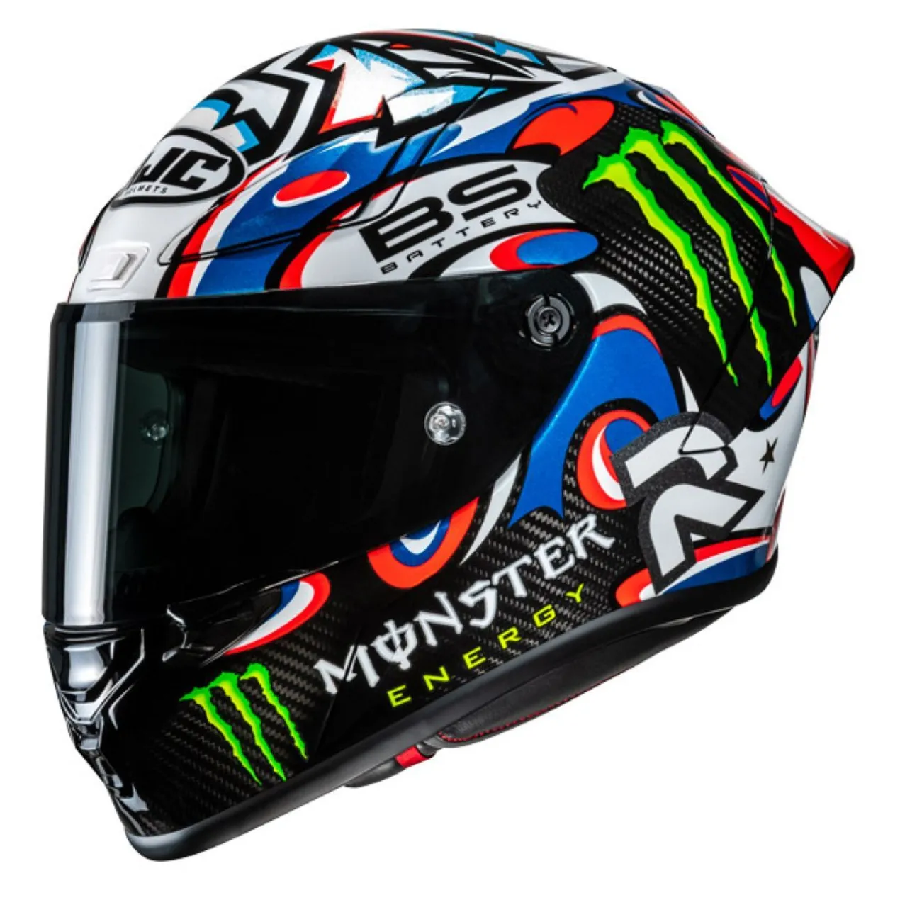 Casco Integrale Hjc Rpha1 V2 Carbon Quartararo Le Mans 3 Mc21