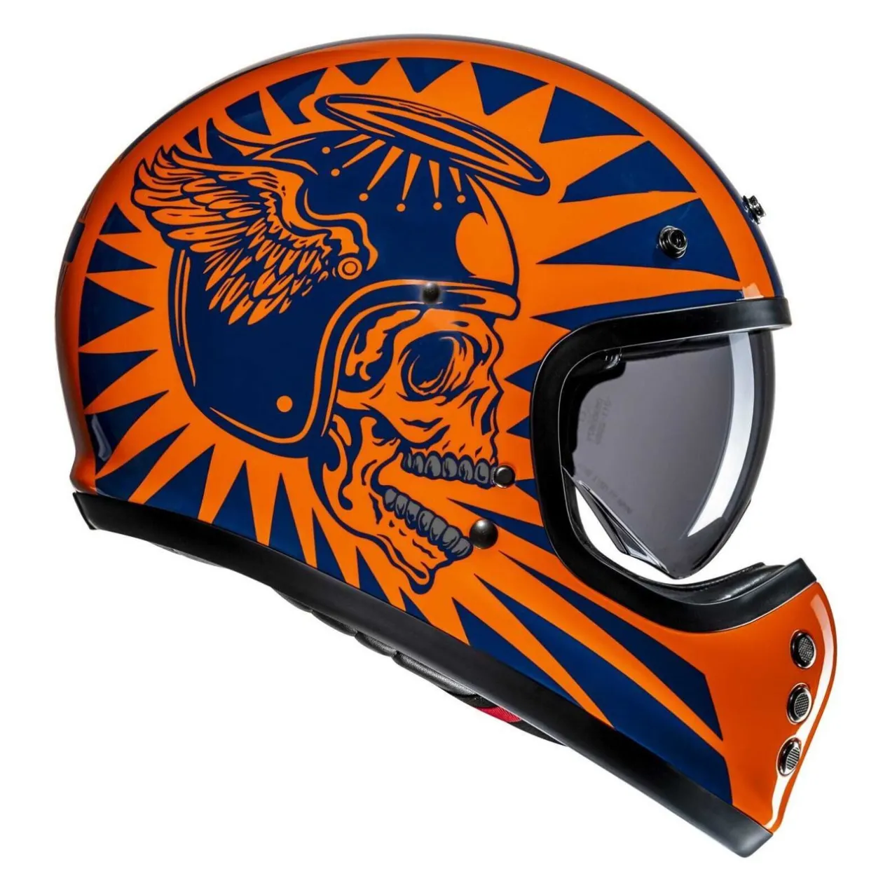Casco Integrale Hjc V60 Flame Mc27