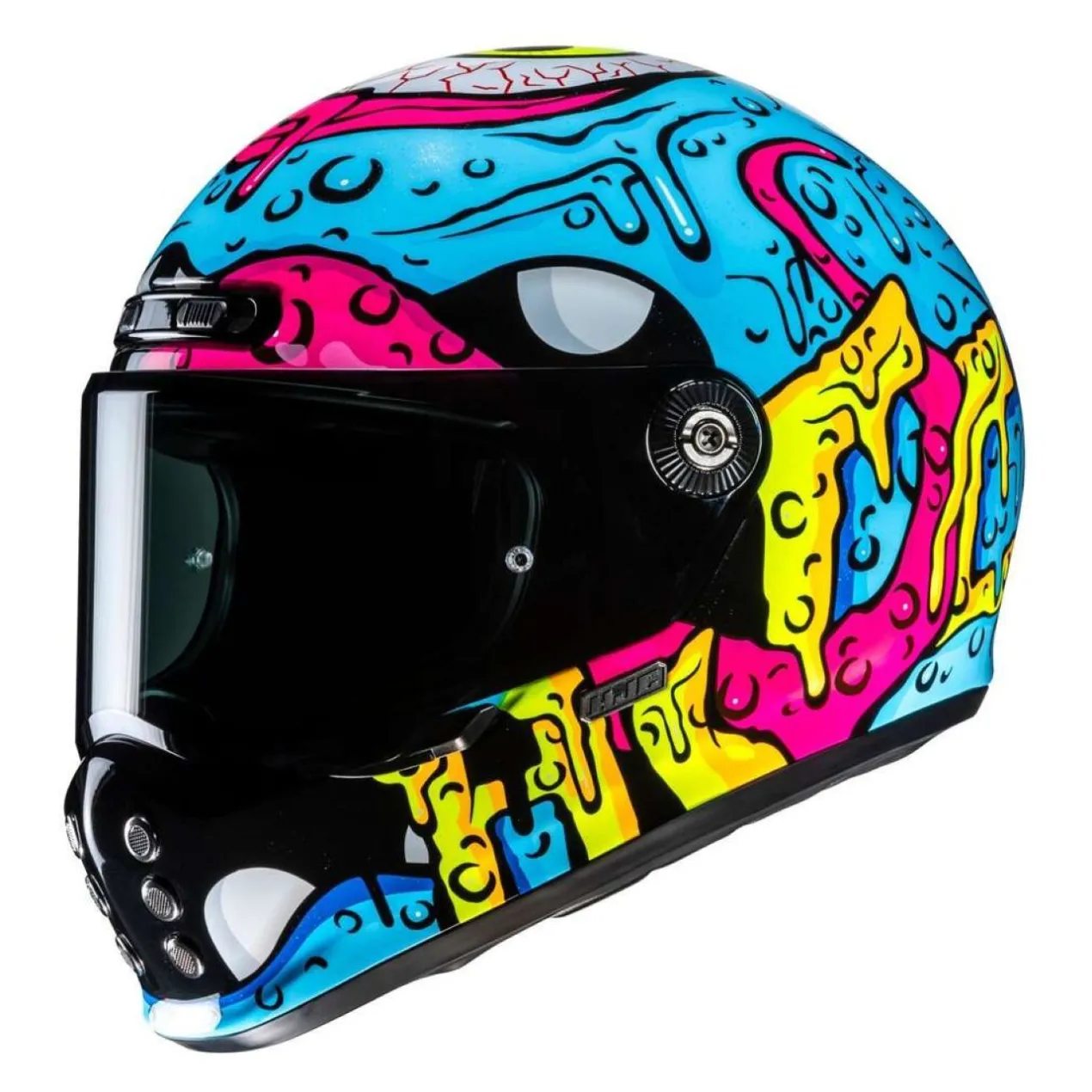 Casco Integrale Hjc V10 Squeeze Mc28
