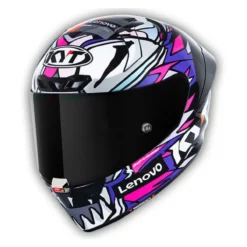 Casco Integrale Kyt Kx-1 Race Gp Replica Bastianini Fim 2024 White/pink