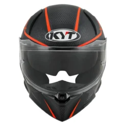 Casco Integrale Kyt R2r Concept Matt Black/red