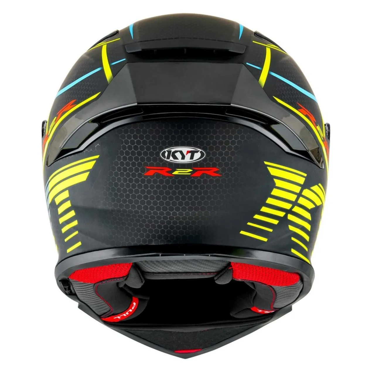 Casco Integrale Kyt R2r Concept Matt Black/yellow