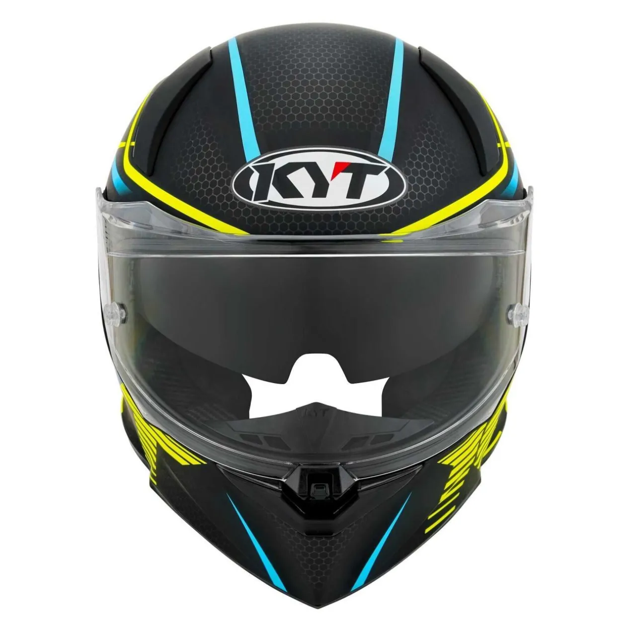 Casco Integrale Kyt R2r Concept Matt Black/yellow