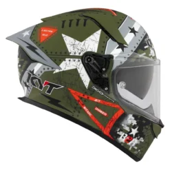 Casco Integrale Kyt R2r Max Assault Matt Army Green